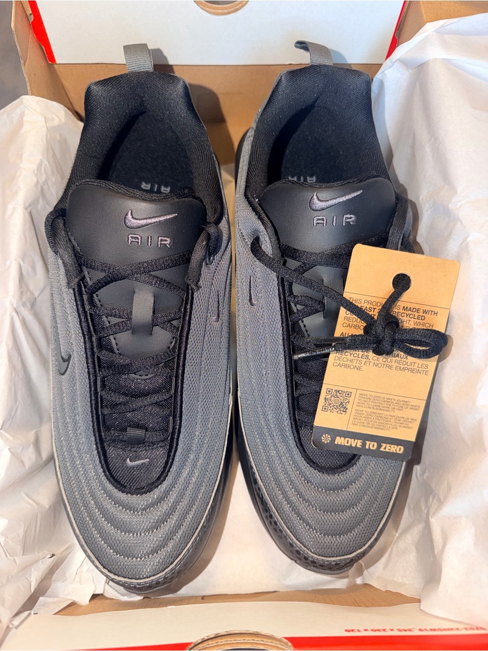 Nike Men/Women’s Air Max Portal SE Black and Gray